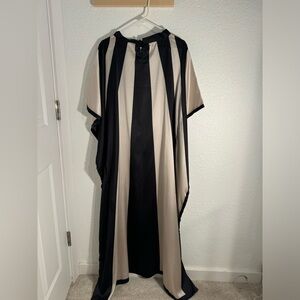 Silky Caftan in Stripe